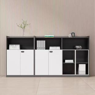 办公木柜文件柜料柜矮柜资储物档案EXZ打印机柜带锁地柜质公办室