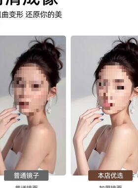 美式衣镜子复古服装YNN店大女落地家镜用生卧室玻璃穿全身镜高清