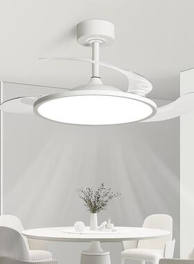 隐形风扇灯2025款新灯卧室房间吊一体带电风扇扇中山QWT灯具