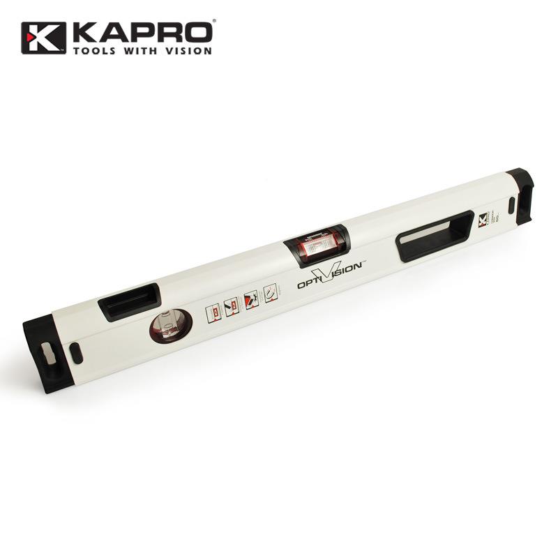 KAPRO方管嘉双视窗带磁水平尺TEL以色开普列路宝905红色水准高泡