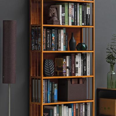 架落地书柜桌置物架面上纳儿童简易办公卧室客厅简KTI书约收实木