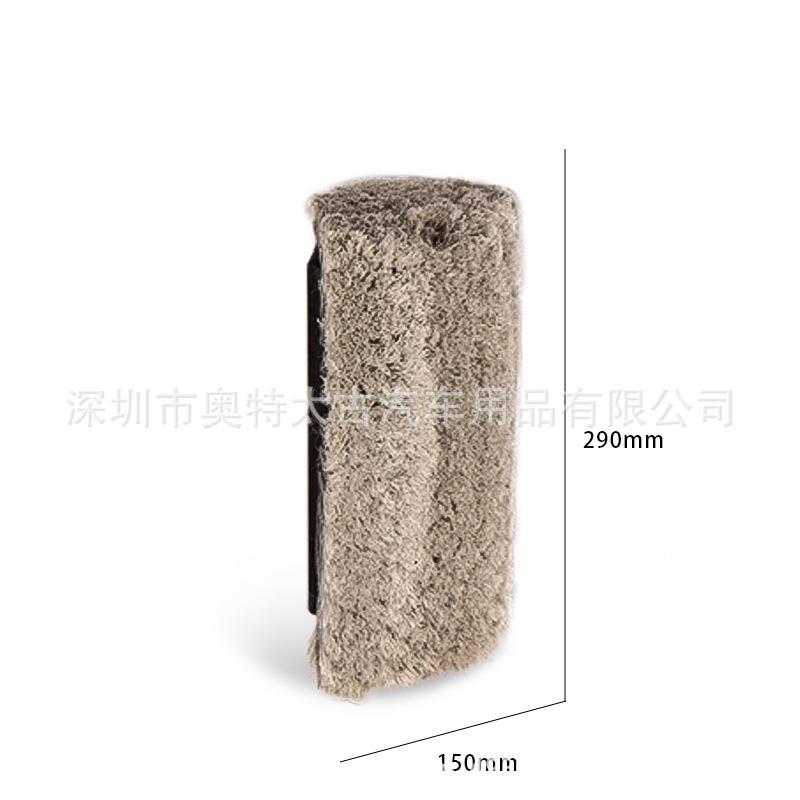 6功件套洗车喷水SCP刷换头多能清洁洗刷车头可替通水洗车刷灰色