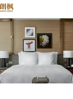 酒店家具板床柜工套房间标馆客房宾公61540寓程实木家具工程客房家具