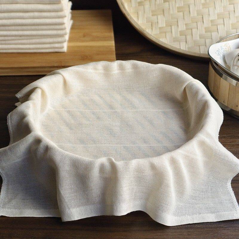 棉纱食品级耐高温不粘蒸笼布