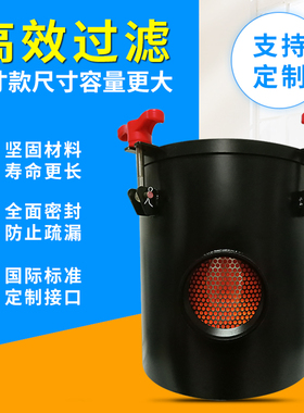 工业粉尘过滤桶4寸F008真空泵过滤总成高压鼓风机收集尘DN100订制