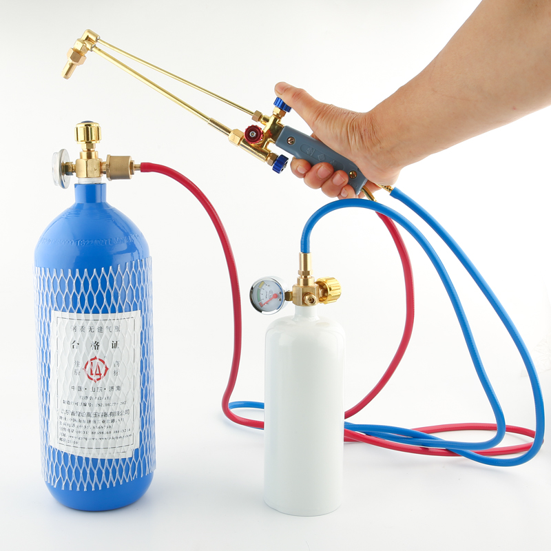 2L便携式焊炬装制冷维修工具空调铜管焊接设备小型氧气焊具焊枪