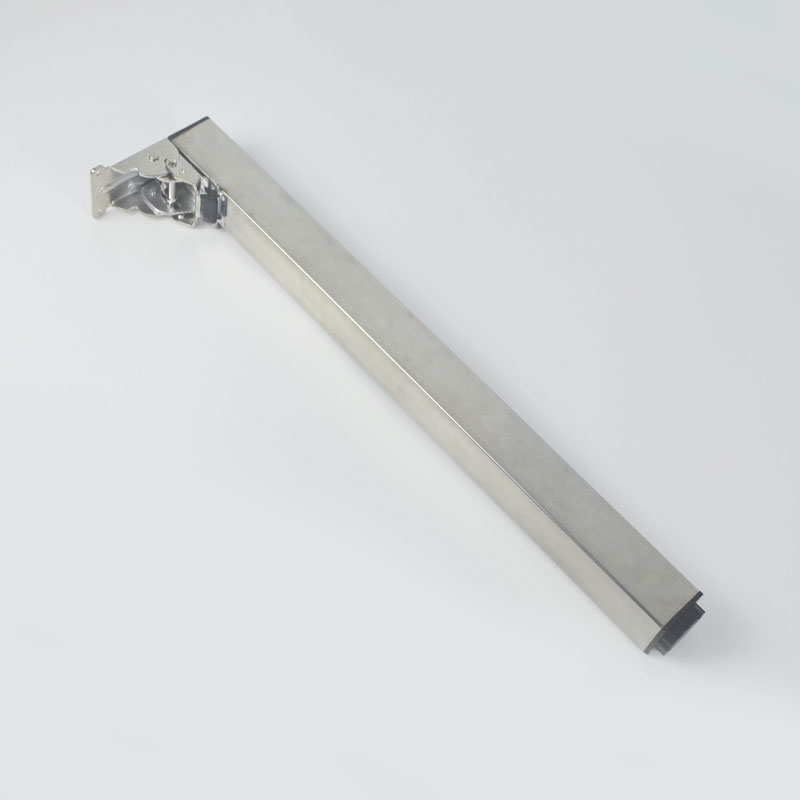 不锈钢金属桌腿可折叠餐桌脚架铁艺支架吧台脚简易车床腿定制高度