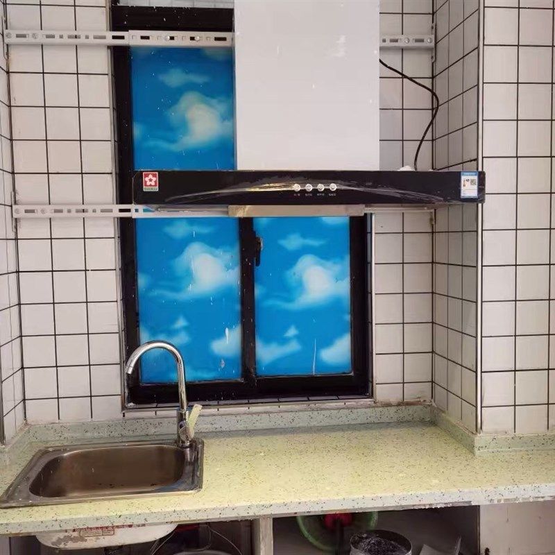 吸油烟机挂架抽烟机窗户支架安装固定架可调节玻璃窗伸缩架子多孔