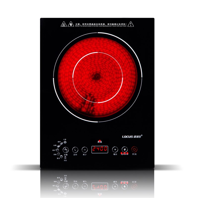 LOCUS/诺洁仕 K2电陶炉嵌入式电磁炉家用爆炒单大功率内嵌