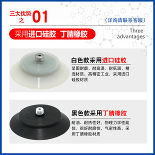 1.强力硅胶吸嘴工业吸盘 妙德开箱机真空吸盘PF