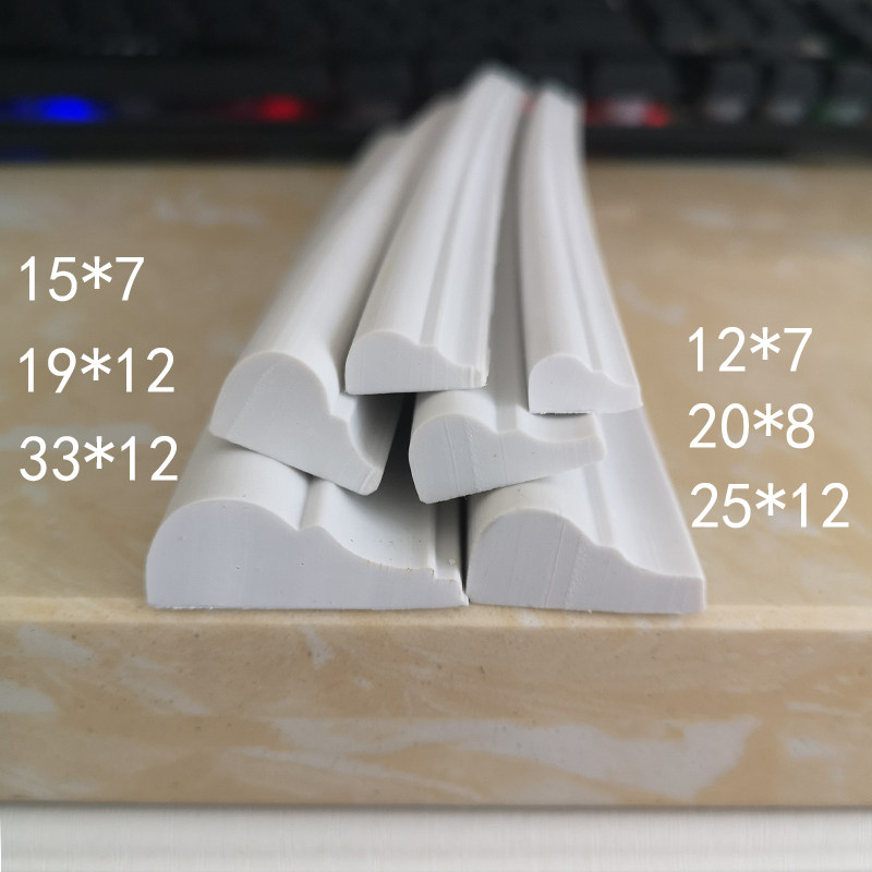 欧式家具PVC软线条 吊顶背景墙圆弧弯曲拱形收边框造型装饰PU线条