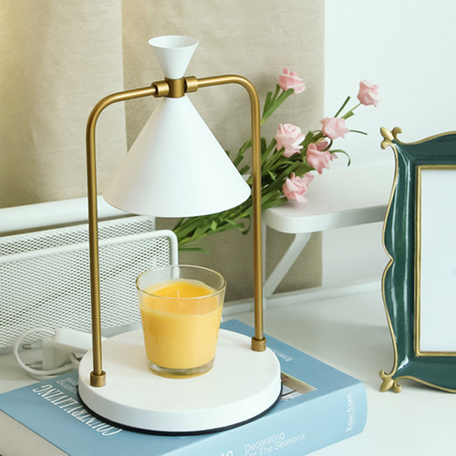 复古香薰蜡烛灯可调光卧室插电浪漫床头扩香融蜡灯室内摆件熔烛灯