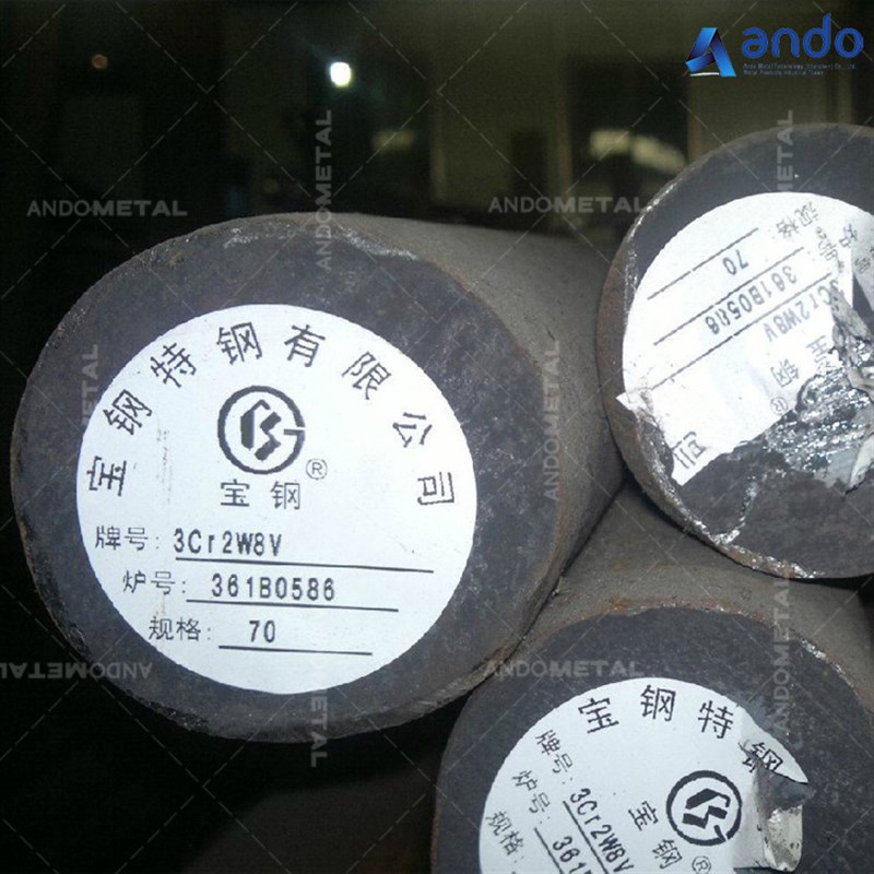 供应3Cr2W8V圆钢 圆棒 光圆 光棒 锻圆 热作模具钢 合金工具钢