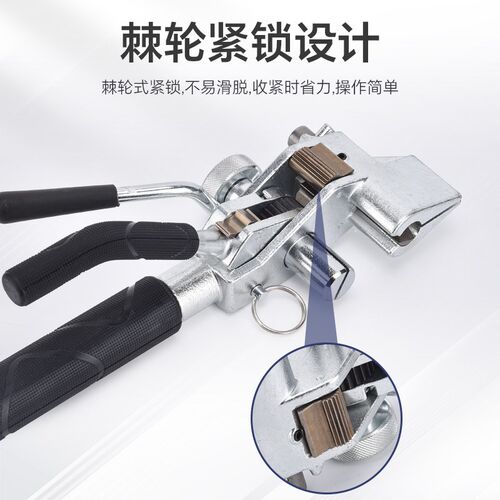 不锈钢扎带钳子拉紧器盘带钳金属扎带裁剪捆扎工具打包机扎带枪