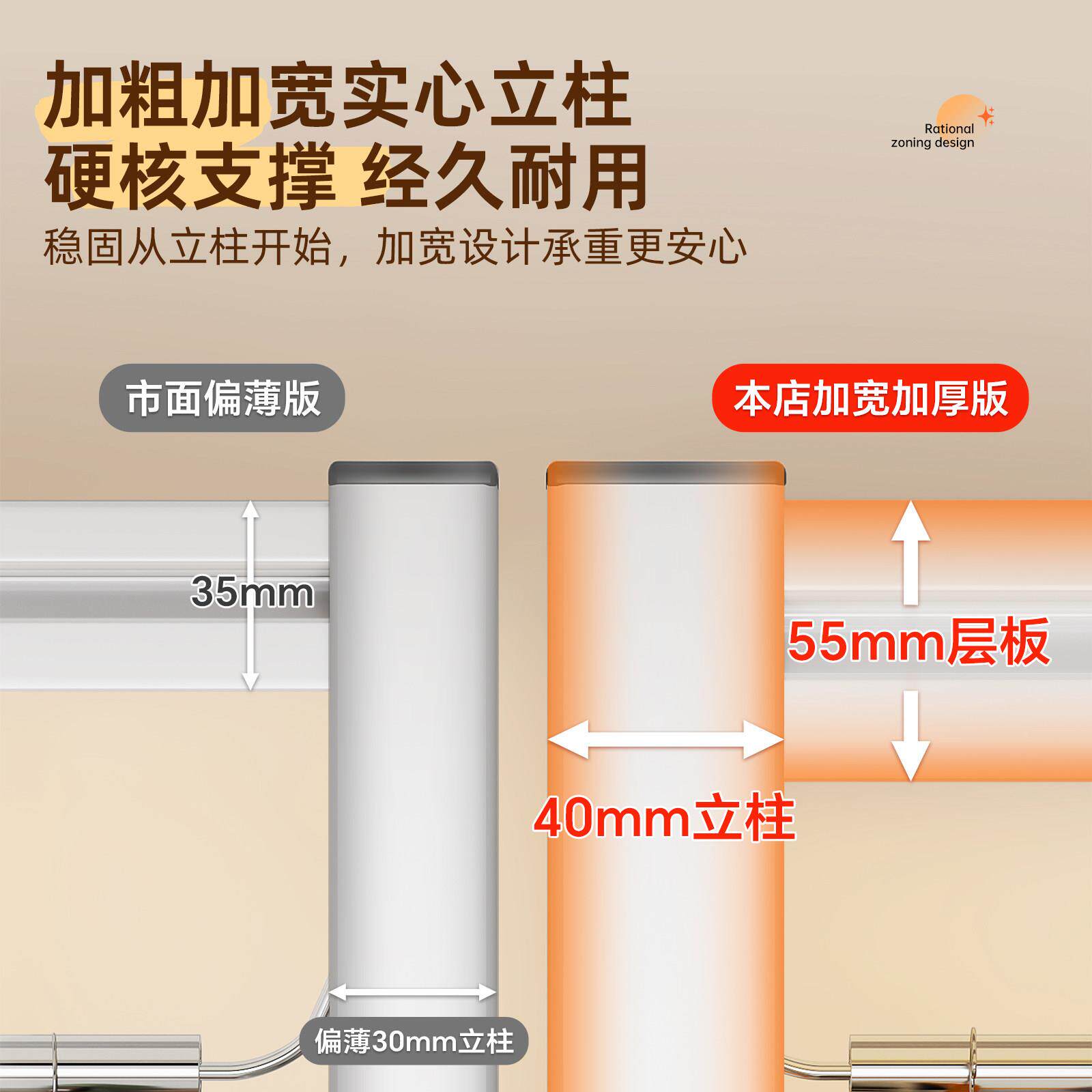 货架式柜卧室家简用26823小户型衣易装金组属衣架钢制衣橱新款收