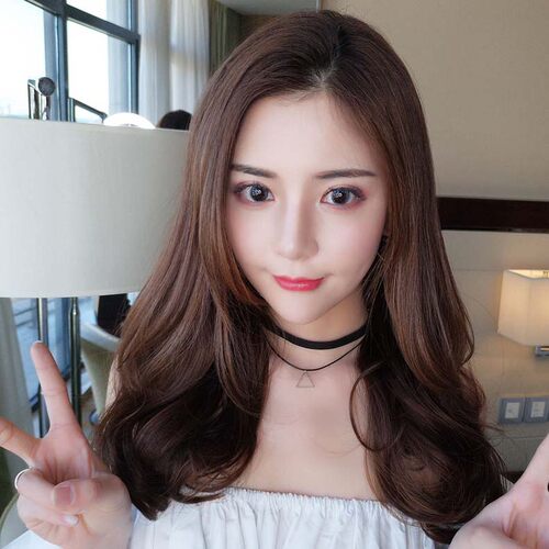 假发女长卷发大波浪中长发U型半头套蓬松自然网红锁骨可爱梨花头