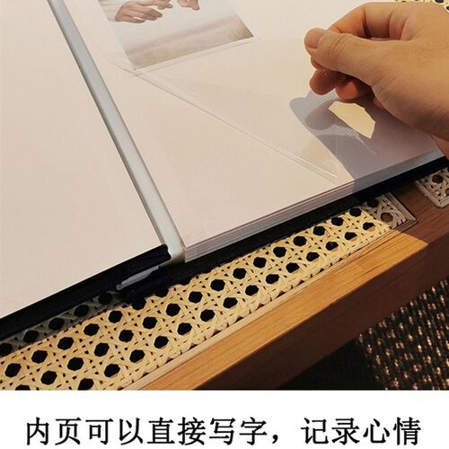 自粘式相册本覆膜宝宝相册不限尺寸diy手工纪念册情侣相册送照片