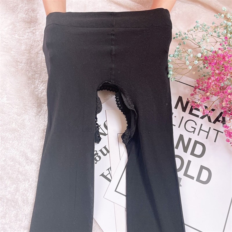 菠萝祙开档懒人袜夏季打底裤连裤袜紧身裤加大码咖啡色丝袜黑女士