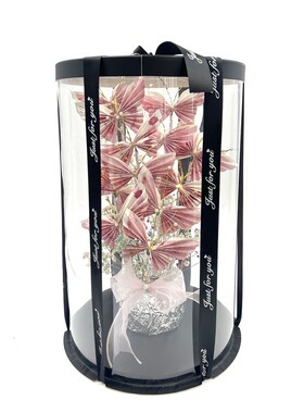 蝴蝶有钱花礼盒花束diy材料包创意手工生日礼物送女朋友女神节