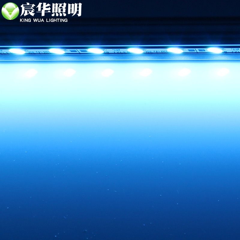 宸华LED硬灯条12V高亮5730贴片冰蓝色柜台KTV装饰led灯条灯带
