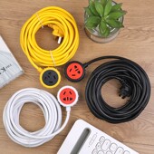 家用电动车充电插座延长线加长线插排排插拖线板接线板10米连接线