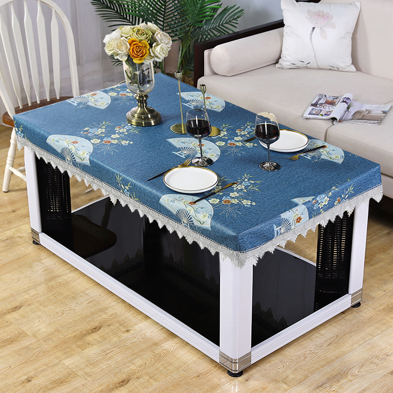 烤火桌防水皮罩茶几防油罩长方形烤火桌子罩套电烤炉罩取暖桌罩套