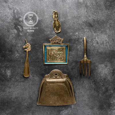 12.29 精 欧美F组 黄铜摆件 旧物vintage家居摆饰 西洋古董软装