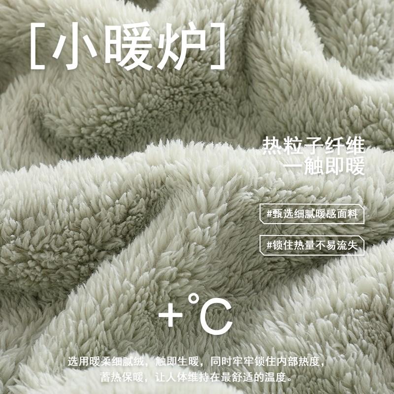 睡袍女珊瑚绒冬季浴袍女士法兰绒冬天加绒加厚大码晨袍长款家居服