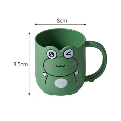 创意儿童卡通漱口杯加厚防摔刷牙杯家用可爱小青蛙洗漱牙刷杯牙缸