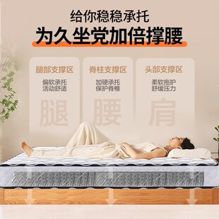 弹簧床垫2米乘2米2独立静音席梦思乳胶软垫20cm厚椰棕硬家用卧室