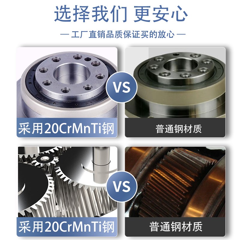 ID120圆法兰盘式行星齿轮减速机伺服电机减速器旋转回转平台圆盘