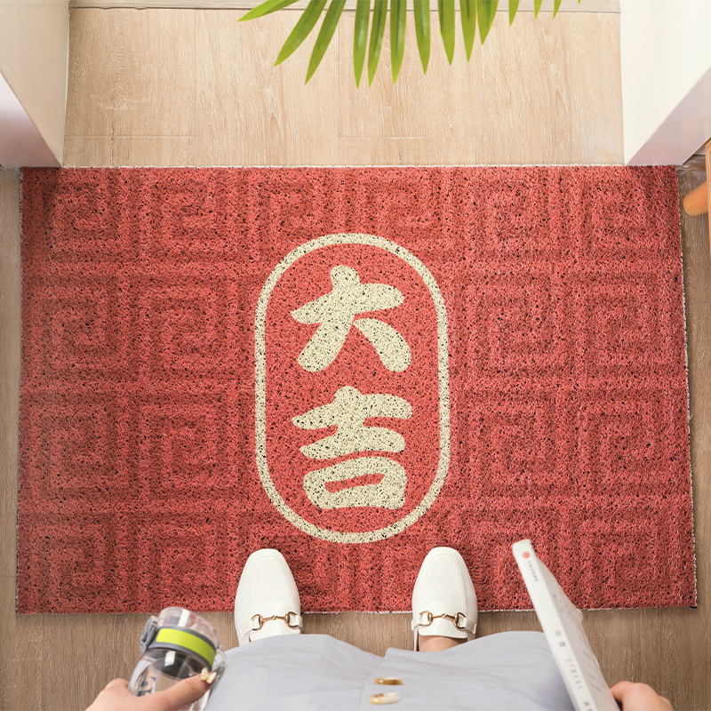 入户门垫入门口地垫可裁剪家用大门外丝圈地毯出入平安进门前垫子