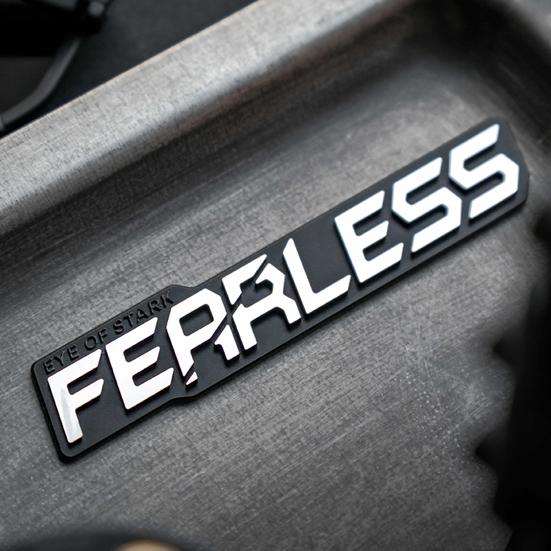 EYE OF STRK无所畏惧3D立体金属徽章车贴高级感装饰侧标尾标