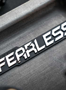 EYE OF STRK无所畏惧3D立体金属徽章车贴高级感装饰侧标尾标