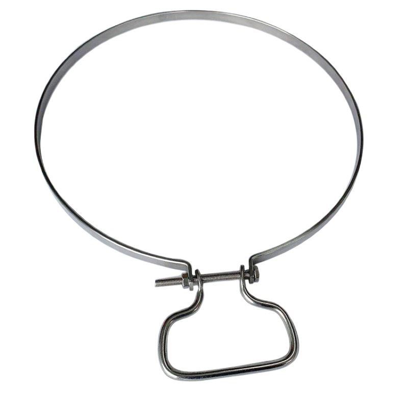 升级加宽加厚不锈钢菜板钢箍砧板防裂钢圈菜墩包边紧固圆形银色箍