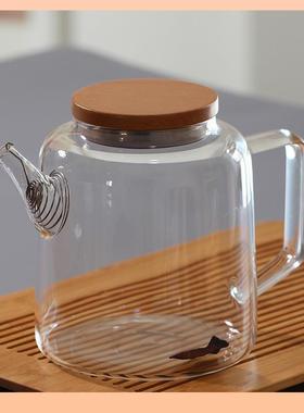 ?茶高温玻璃煮茶耐壶F758H969耐具热玻璃茶泡茶壶茶具套装花壶煮
