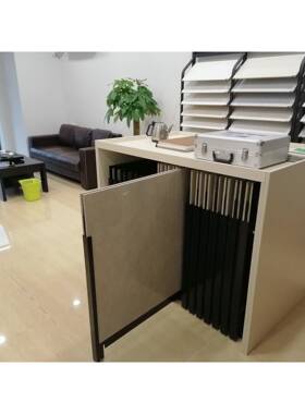 瓷砖抽拉展示架陶瓷样板800*80060推*12000OSJ地砖大板样品拉展架