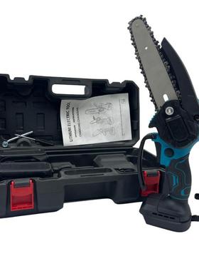 便4寸6寸8寸锂电链35858锯修枝伐木锯充电式用户外小型家携电电锯