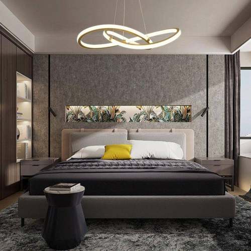 厅智能全光谱灯具设计师风客餐厅吊灯后现铺代约店简异形卧室6025