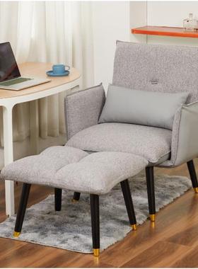 懒沙发单人人躺椅小户型卧椅室午休阳61480台便躺卧折叠pu沙发折