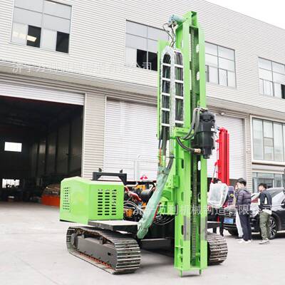 柴油光伏地地钉打桩机大钉棚桩地拧螺QBN纹钉打土机庭院长螺旋打