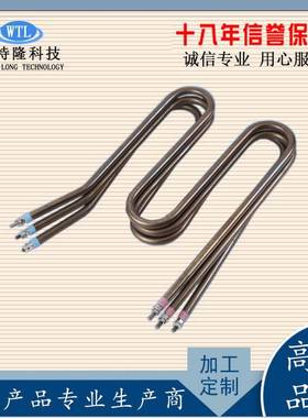 高质304干烧电加管热大功率液体发热品管FHZ高温热棒厂家加直销