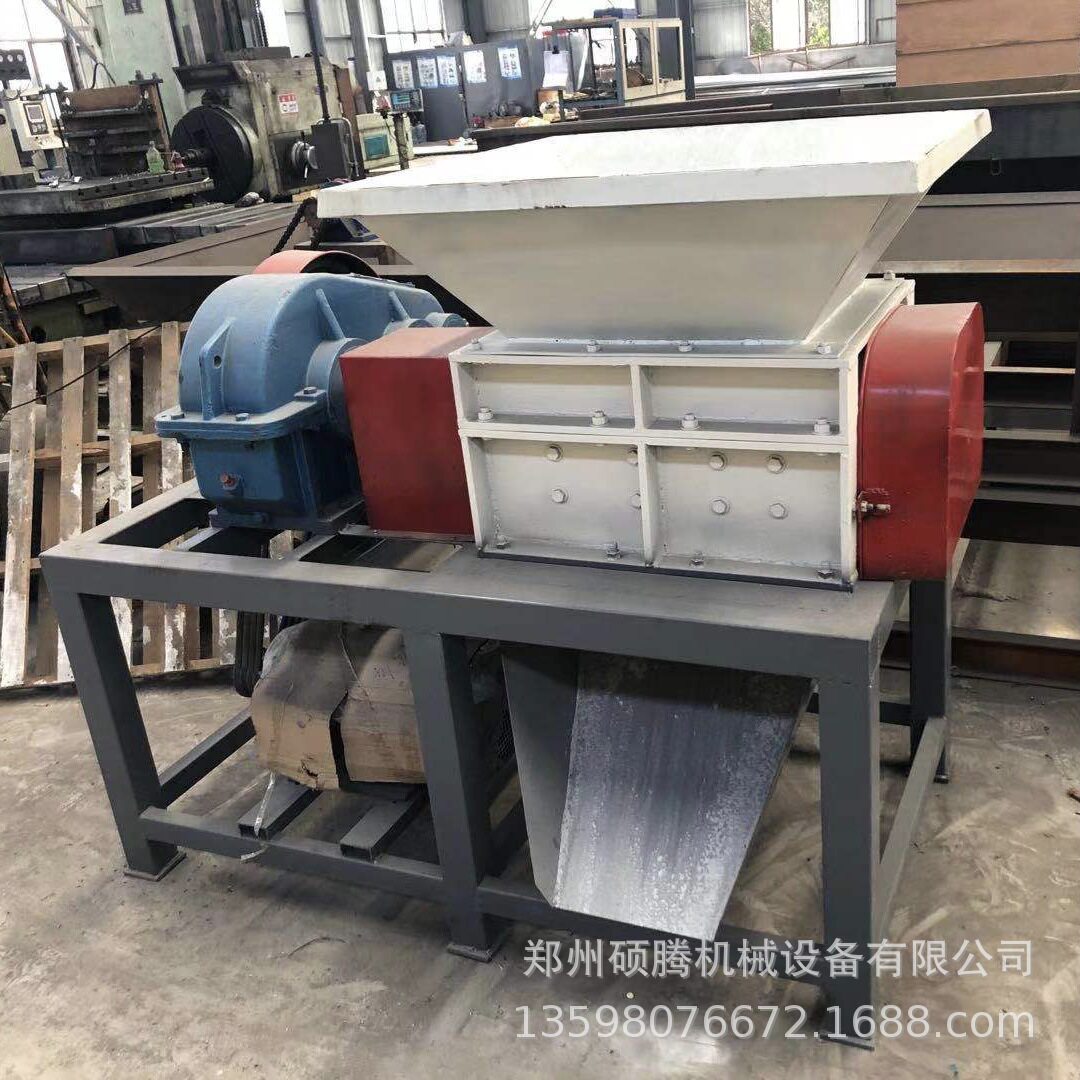 600型单动力PP块料撕碎机 塑料玩具车粉碎机 橡胶轮子脚轮粉碎机