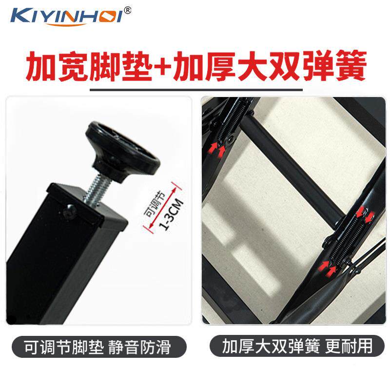 书桌夜市条便携式长方形餐木饭桌桌椅书架一体实床上寝室折K01-3