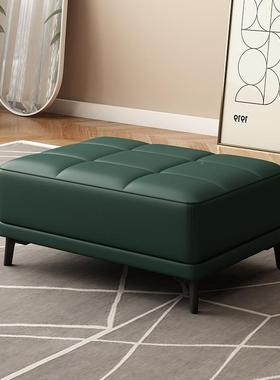 AM002贵8欧式皮艺沙发脚踏凳家1用客厅妃位加长脚凳放腿皮沙发凳