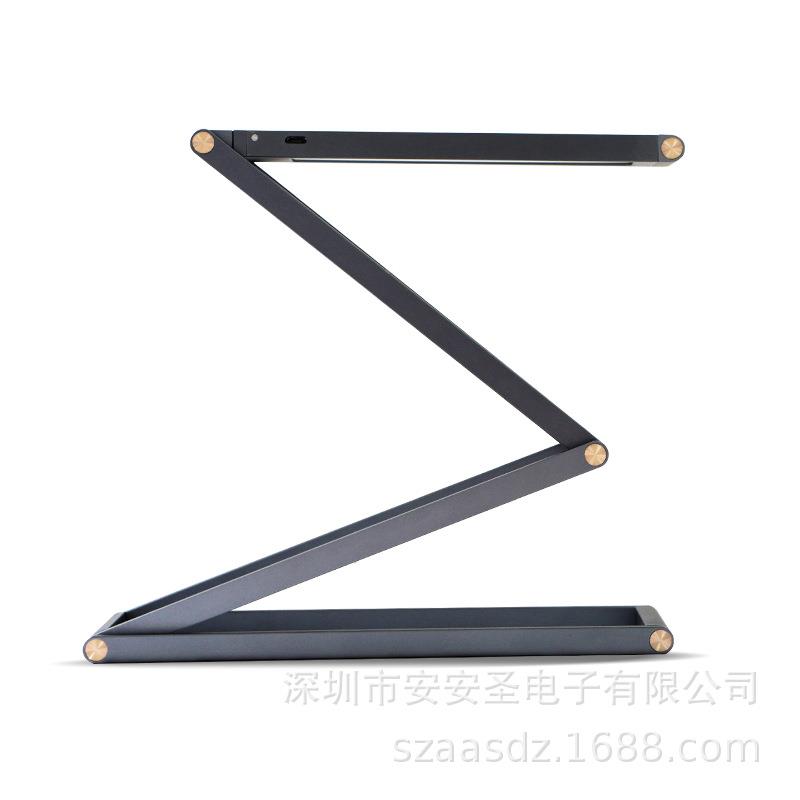 创意段折叠四FCG灯LED多功能旋转台灯充电百变折学叠生式led护眼