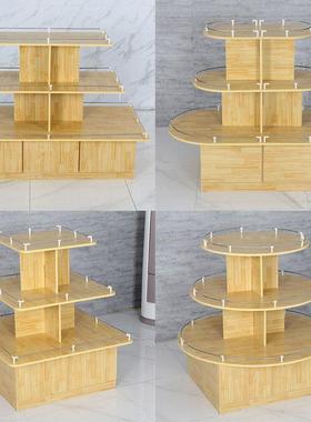 中岛柜展柜超市堆头促示台文gt234564具货架店货柜流水中台岛台展