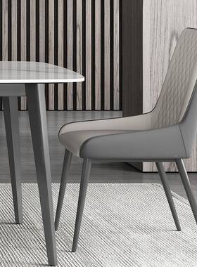 梵普森225新款意式轻奢家用餐椅985现代0简约背软化包网红靠妆r*