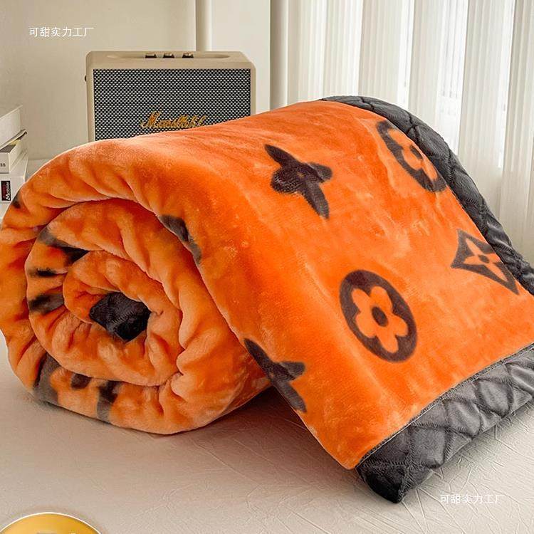 拉舍尔毛毯冬季厚办公午睡小毯F969H65M单子沙珊瑚绒被毯宿舍加盖