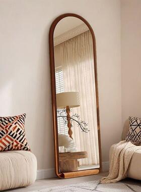 全身镜落地镜家用女生大卧室穿衣镜感网镜红拱FKB形试衣子挂墙镜